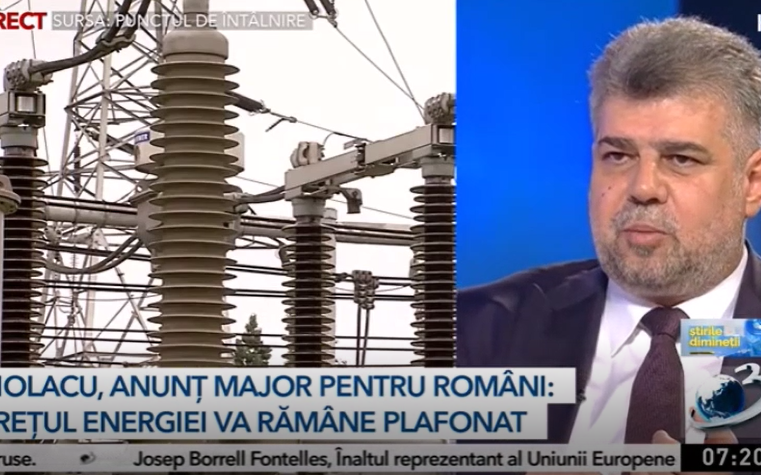 Marcel Ciolacu: Vreau ca plafonarea la gaze și energie să fie până în 2025 (vezi Video)